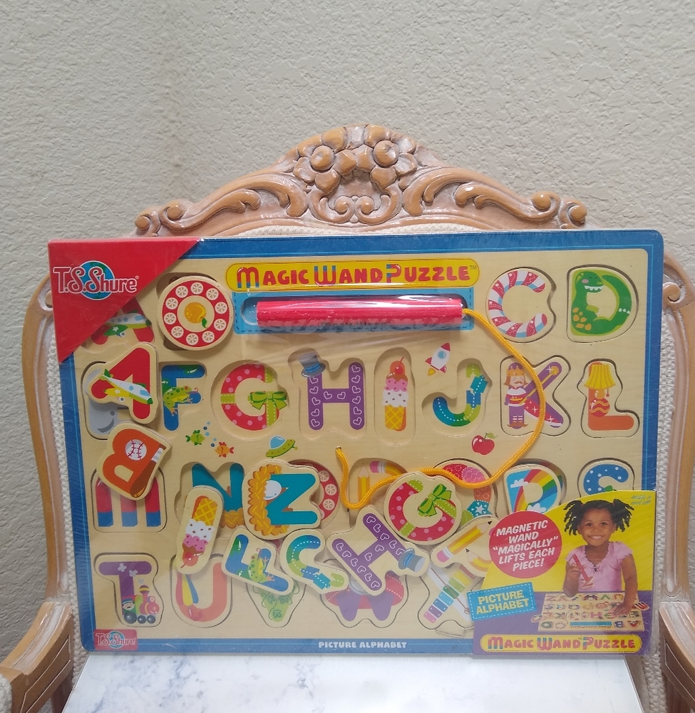 T.S. Shure Learn Your ABCs Maganetic Wand Alphabet Puzzle